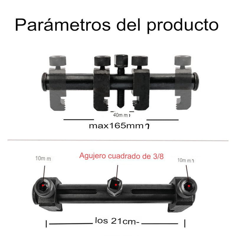 Herramienta de extracción de polea de cigüeñal ajustable