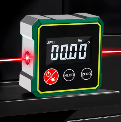 Buscador de ángulos digital magnético con láser electrónico