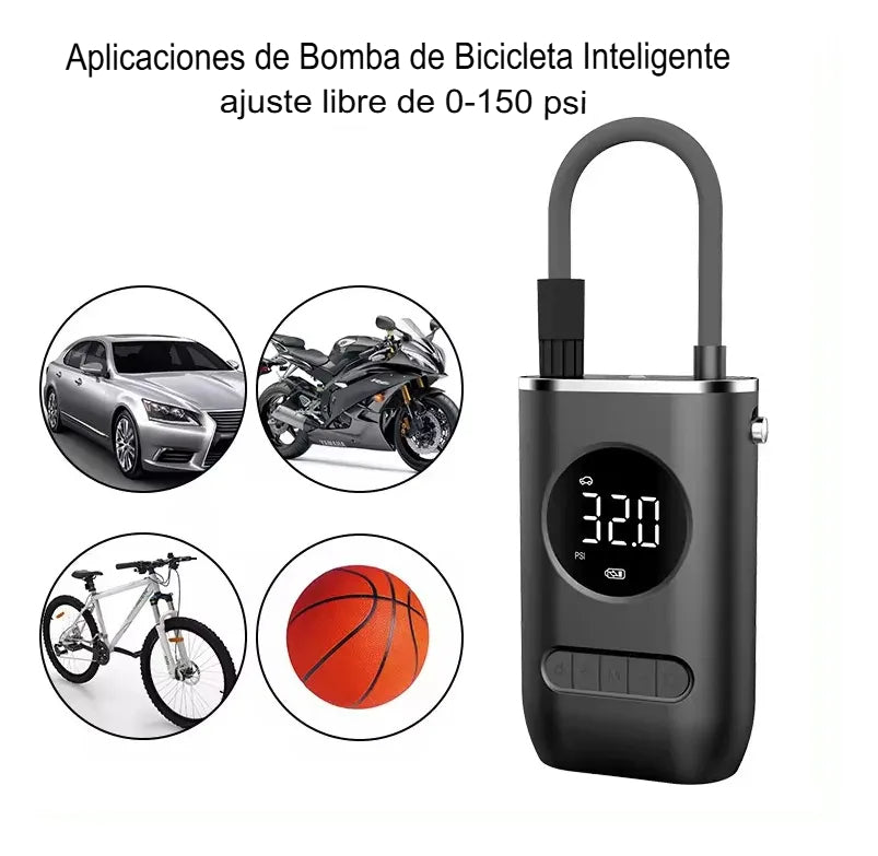 Compresor Portátil De Llantas Para Moto Y Carro