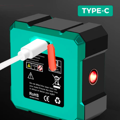 Buscador de ángulos digital magnético con láser electrónico