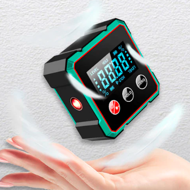 Buscador de ángulos digital magnético con láser electrónico