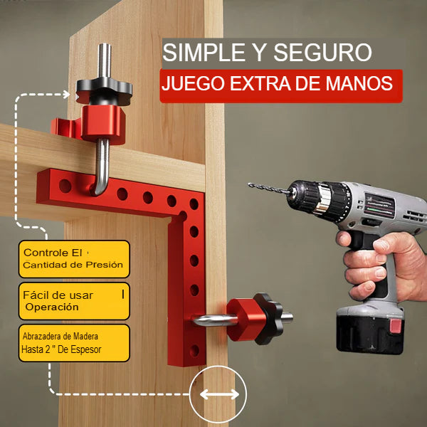 Escuadras de sujeción de precisión