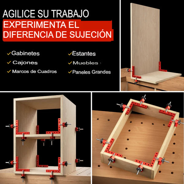Escuadras de sujeción de precisión