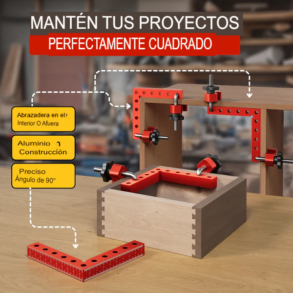 Escuadras de sujeción de precisión